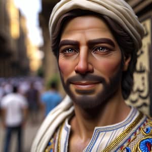 Authentic Egyptian Man: Rich Heritage Portrayed in Traditional Attire