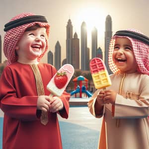 Dubai Playground: Cultural Fusion with Ice Cream Delight