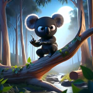 Cute Koala Ninja Expert in Eucalyptus Forest | Stealth Abilities