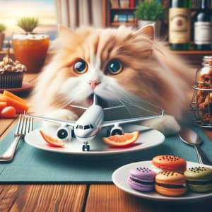 Cat Eating Plane - Funny Pet Video