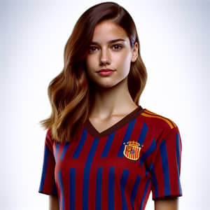 Female Soccer Player with Spanish Team Uniform | Player Profile