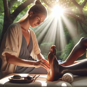 Calming Reflexology Session in 4K Quality