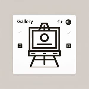 Gallery Icon: Simple & Neutral | Website Design