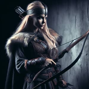 Nordic Dungeons & Dragons Hunter | Grimdark Style Depiction