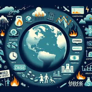 Global Crisis: Climate Change, Economic Instability, Social Unrest, Health Issues