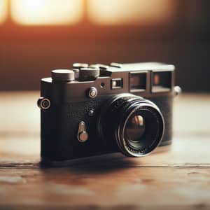 Vintage Film Camera - Minimal Design with Manual Wind Lever