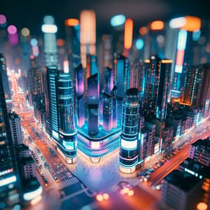 Futuristic Cityscape Night View | Cyberpunk Aesthetics
