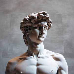 Ancient Greek Style Young Man Sculpture