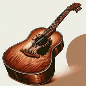 Classic Acoustic Guitar - Elegant Instrument for Musician Worldwide