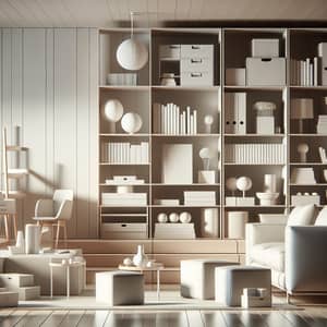 Efficient & Minimalistic Living Room Design Ideas