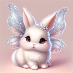 Enchanting Bunny with Wings - Magical and Whimsical
