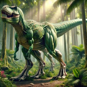 Intriguing Dinosaur-Human Hybrid Creation