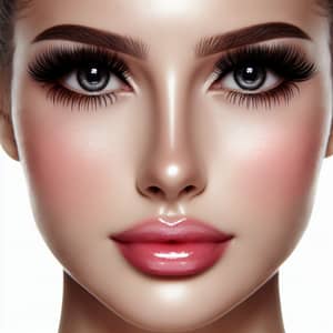 Captivating Black Eyes & Glossy Pink Lips - Beauty Inspiration