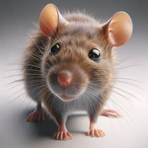 Close-Up Image of a Common Brown Rat | Intense Expression