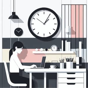 Efficient Time Allocation & Focused Productivity | Minimalist Workspace