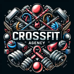 Dynamic CrossFit Agency Logo Design for Strength and Community