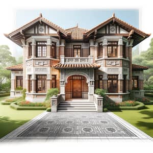 Elegant Rustic Villa in Lush Landscape | Luxury Accommodation