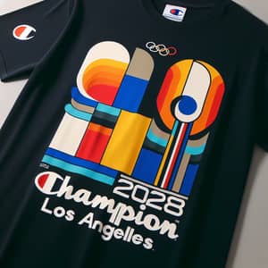 Champion T-Shirt - 2028 Los Angeles Olympics Color Theme