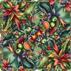 Exotic Tropical Prints: Lively Foliage & Vibrant Fruits