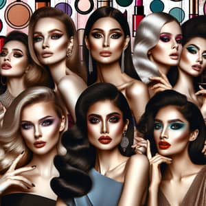 Confident L'Oreal Beauty Queens Embodying Charisma and Elegance