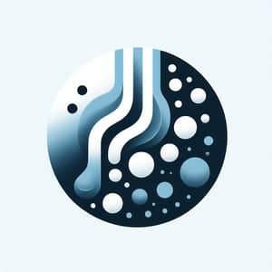 Minimalistic Leak Detection Logo Design | Blue & White Theme
