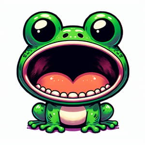 Cool Cartoon Frog Illustration for Kids and Frog Lovers