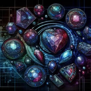 Web3 Gems: Futuristic Digital Gemstones for Crypto Era