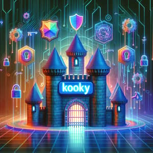 Fortified Castle: Secure Online Presence | .kooky Domain - Web3 Colors