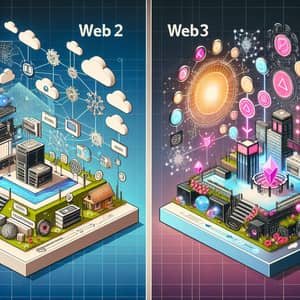 Web2 vs Web3: A Visualization of Digital Domain Transition