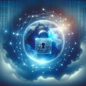 Web3 Domain Security: Lock Symbol Embracing Decentralized Globe