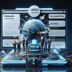New .publicis Web3 Platform - No Renewal Fees, Decentralized Authority