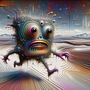 Eccentric Cyber Creature Roaming in Metaverse