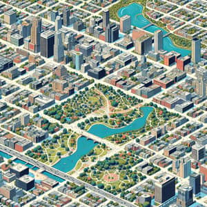 Urban Landscapes: City Blocks, Parks, and Pedestrian Areas