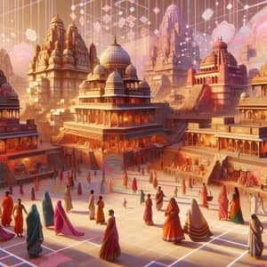 Indian Culture Metaverse: Authentic Representation of Iconic Architecture and Traditional Attires