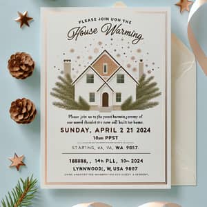 House Warming Ceremony Invitation | Sunday, April 21 2024
