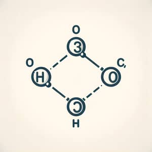 O3 Molecule Structure - Visual Representation of Ozone