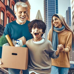Exciting New Beginnings - Family Moves to Vibrant City Home