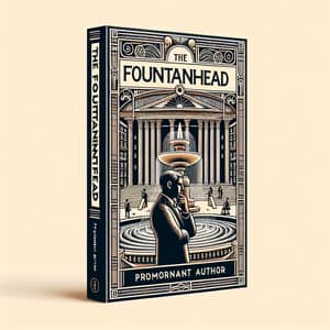 Intricately Designed 'The Fountainhead' Book Cover | Prominent Author