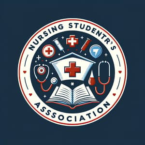 Nursing Students' Association Logo Design | Symbolic & Academic Elements
