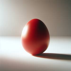 Vibrant Red Egg: Stunning Symbol of Elegance and Serenity