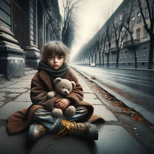 Abandoned Child in City Street | Heartbreaking Scenes