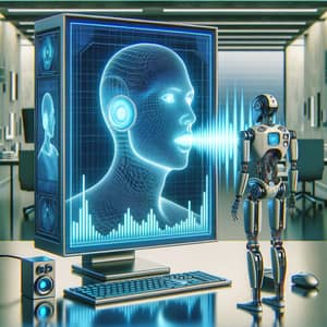 AI Voice Cloning Technology in Modern Office Environment