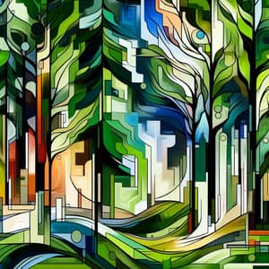 Abstract Forest Art: Discover Unique Interpretations