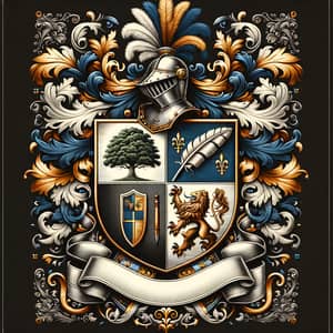 Traditional Coat of Arms Design | Symbolism of Strength, Courage, Wisdom & Faith