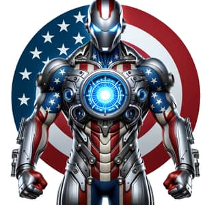 Captain America + Iron Man combined together in one super hero
