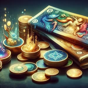 Fantasy Money: Vibrant Currency from Another World