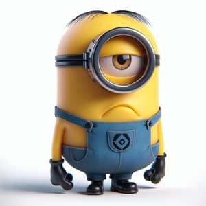 Sad Minion Character from Despicable Me: Expressing Melancholy