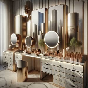 Artistic Makeup Vanities Inspired by Modern Architecture | Luxe Beauty Products
