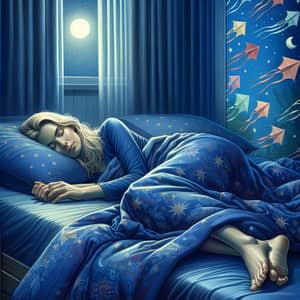 Peaceful Sleep of a 25-Year-Old Woman