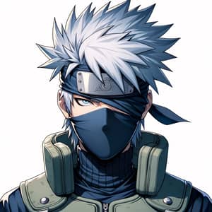 Kakashi: Mysterious Anime Ninja with Silver Spiky Hair
